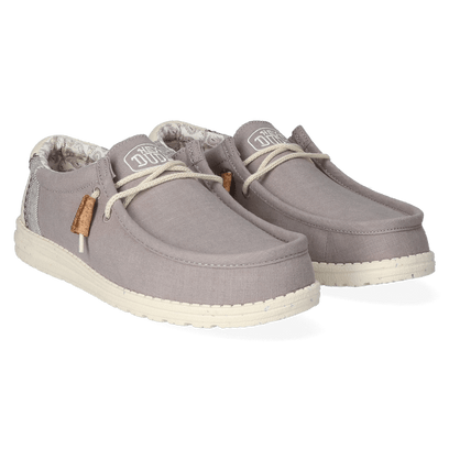 Wally Break Stitch Heren Instappers Grey