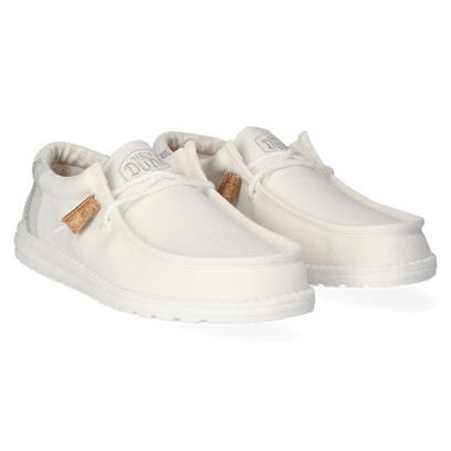 Wally Break Stitch Heren Instappers White