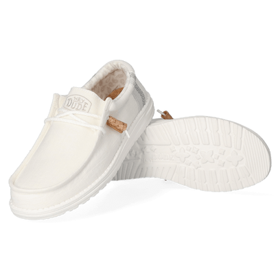 Wally Break Stitch Heren Instappers White