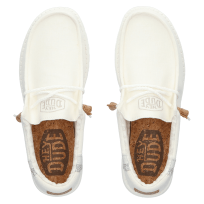 Wally Break Stitch Heren Instappers White