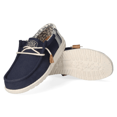Wally Break Stitch Heren Instappers Navy