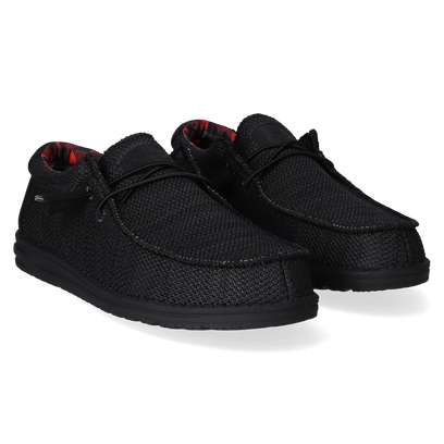 Wally Sox Heren Instappers Jet Black