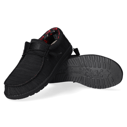 Wally Sox Heren Instappers Jet Black