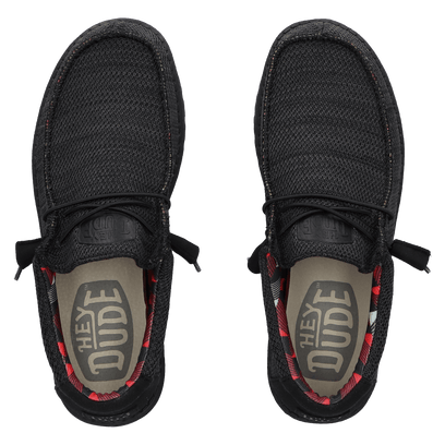 Wally Sox Heren Instappers Jet Black