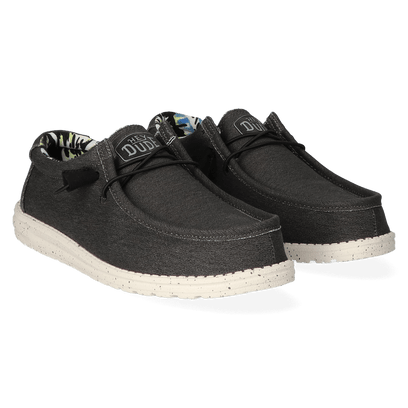 Wally Stretch Heren Instappers Black