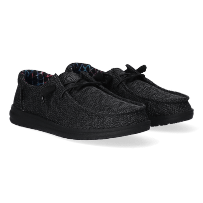 Wendy Sox Micro Dames Instappers Total Black