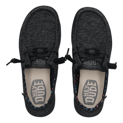 Wendy Sox Micro Dames Instappers Total Black