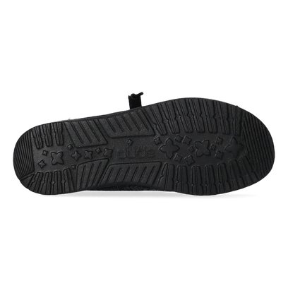 Wendy Sox Micro Dames Instappers Total Black