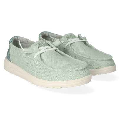 Wendy Woven Dames Instappers Mint