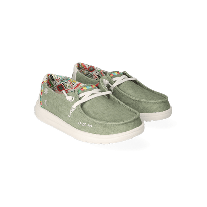 Wendy Youth Boho Meisjes Instappers Olive