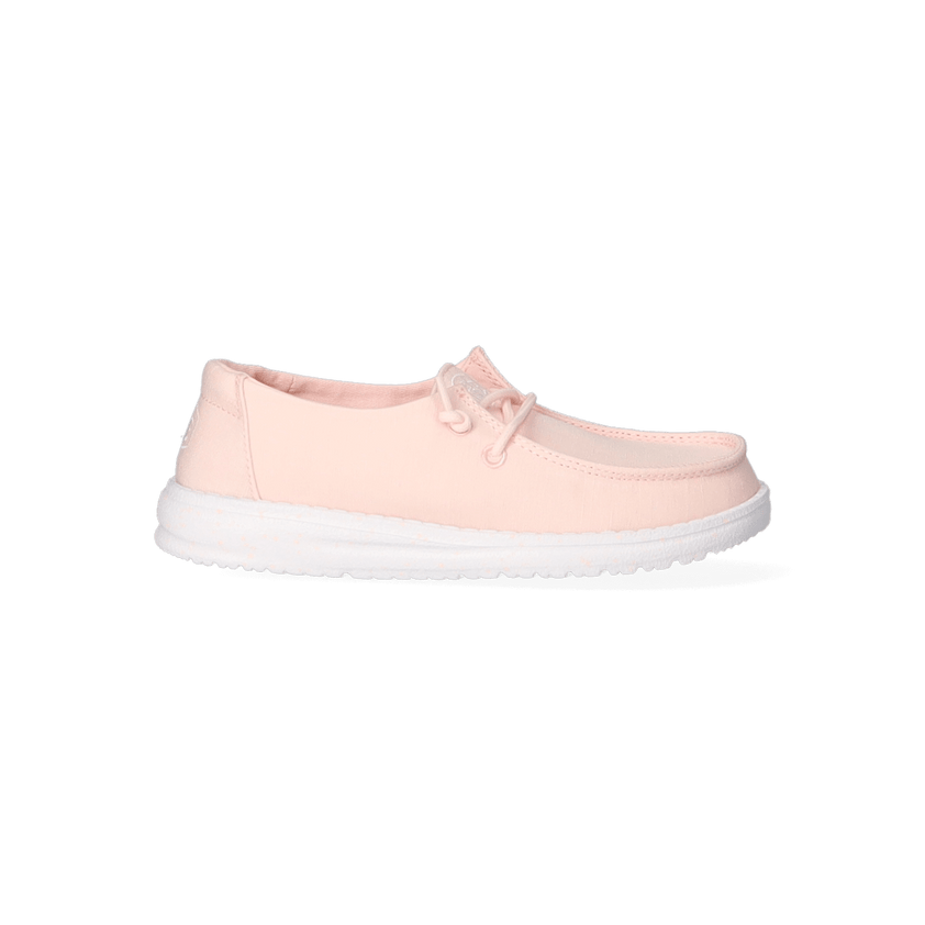 Wendy Youth Slub Canvas Meisjes Instappers Pink