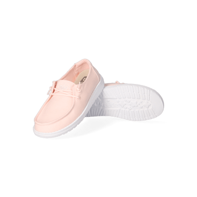 Wendy Youth Slub Canvas Meisjes Instappers Pink