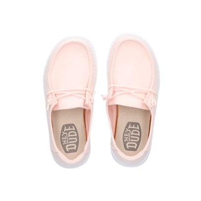 Wendy Youth Slub Canvas Meisjes Instappers Pink