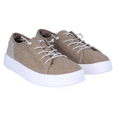 Cody Craft Linen Heren Sneakers Tan