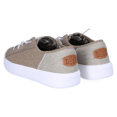 Cody Craft Linen Heren Sneakers Tan