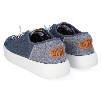 Cody Craft Linen Heren Sneakers Navy