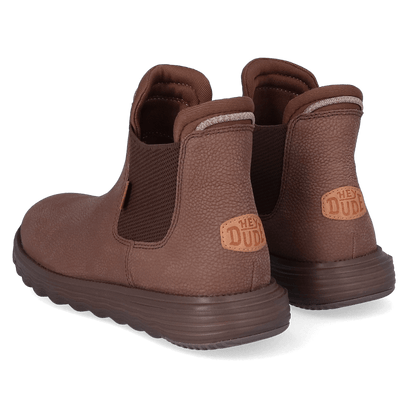 Branson Craft Leather Heren Boots Brown