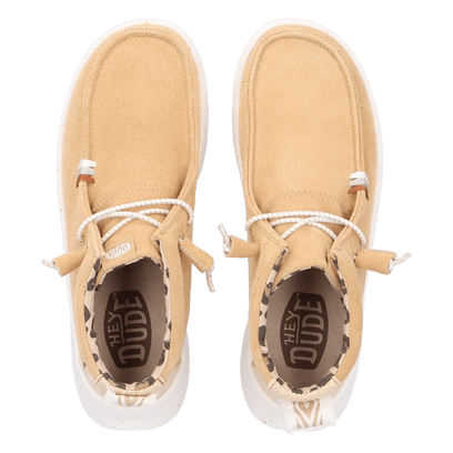 Wendy Peak Hi Suede Dames Instappers Tan