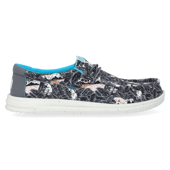 Wally H2O Heren Instappers Tropical Black/Tropical Wally H2O Heren Instappers Tropical Black/Tropical
