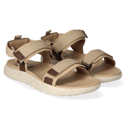 Carson Sport Mode Heren Sandalen Tan/White