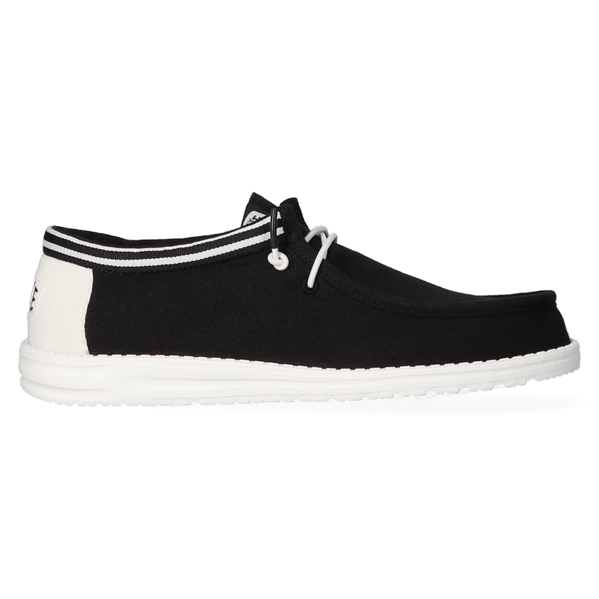 Wally Letterman Heren Instappers Black/White