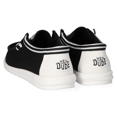 Wally Letterman Heren Instappers Black/White