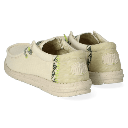 Wally Coastline Heren Instappers Stone White