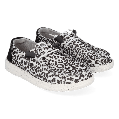 Wendy Dames Instappers Leopard Black/Grey