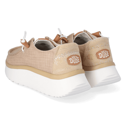 Wendy Peak Baja Dames Instappers Stripe Tan
