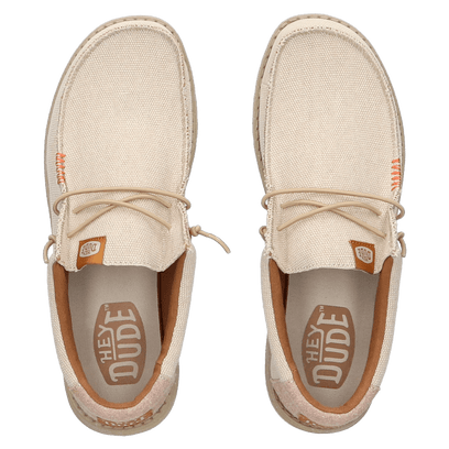 Wally Coastline Jute Heren Instappers Silver