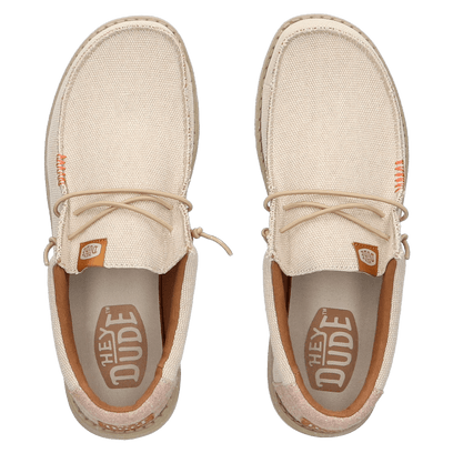 Wally Coastline Jute Heren Instappers Silver
