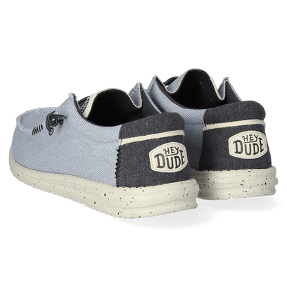 Wally Coastline Jute Heren Instappers Stone White