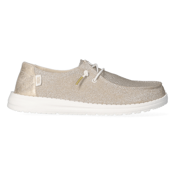 Wendy Metallic Sparkle Dames Instappers Gold Wendy Metallic Sparkle Dames Instappers Gold