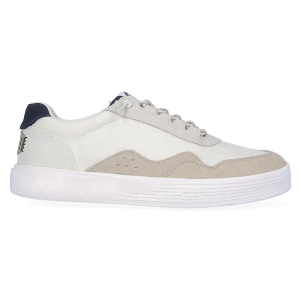 Hudson Canvas Heren Sneakers White/Grey Hudson Canvas Heren Sneakers White/Grey