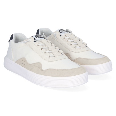 Hudson Canvas Heren Sneakers White/Grey