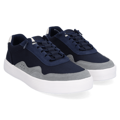 Hudson Canvas Heren Sneakers Navy/Grey