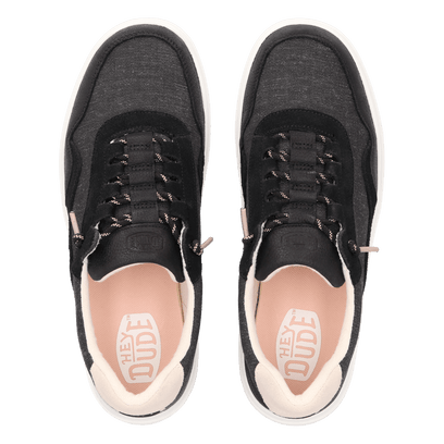 Hudson Lift Sport Dames Sneakers Black