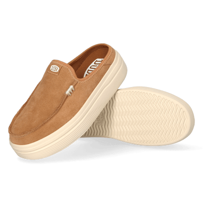 Austin Lift Classic Dames Instappers Suede Tan