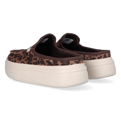 Austin Lift Classic Dames Instappers Suede Brown Leopard