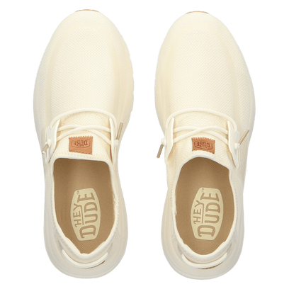 Sirocco Neutrals Heren Sneakers Almost White/White