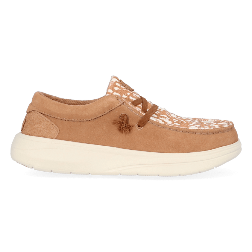 Wendy Comf Luxe Dames Instappers Tan