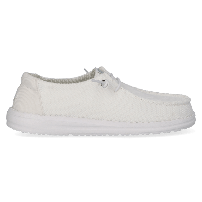 Wendy Stretch Sox Dames Instappers Stone White