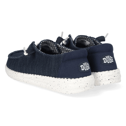 Wendy Stretch Sox Dames Instappers Navy