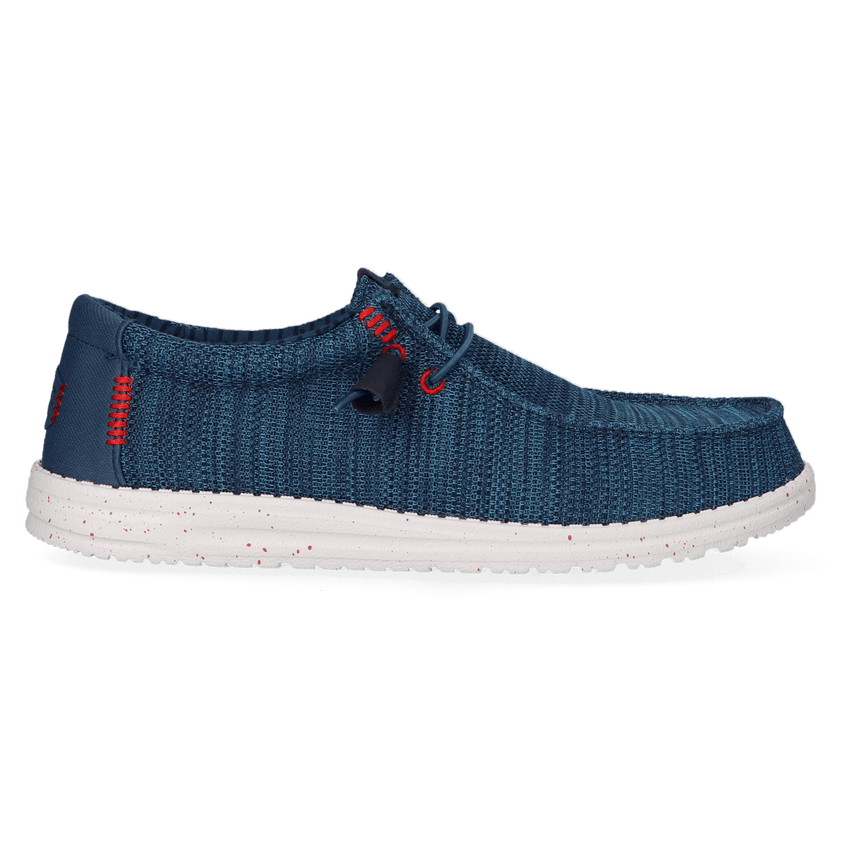 Wally Stretch Sox Heren Instappers Ensign Blue/Multi