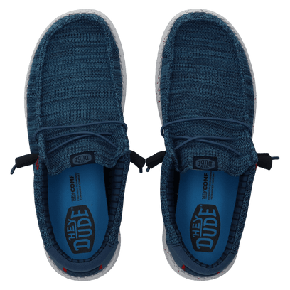 Wally Stretch Sox Heren Instappers Ensign Blue/Multi