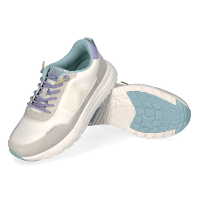 Sirocco Alta Colorblock Dames Sneakers White/Grey