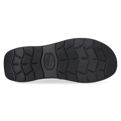 Wally Comf Suede Heren Instappers Black