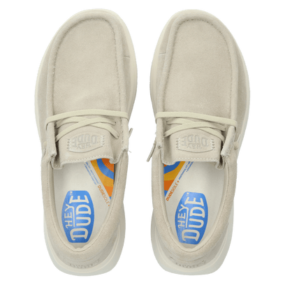 Wally Comf Suede Heren Instappers Stone Grey/Silver Birch