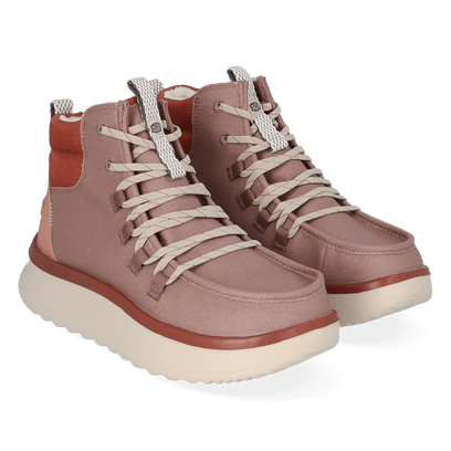 Wendy Apres Coated Twill Dames Boots Desert Brown