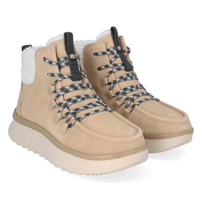 Wendy Apres Suede Cozy Dames Boots Beige